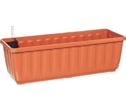 Dehner Blumenkasten Aqua-Flor Plus mit Bewässerungssystem, eckig