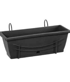 Dehner Blumenkasten-Komplettset inkl. Bewässerung und Untersetzer, ca. B 50/H19/T17 cm