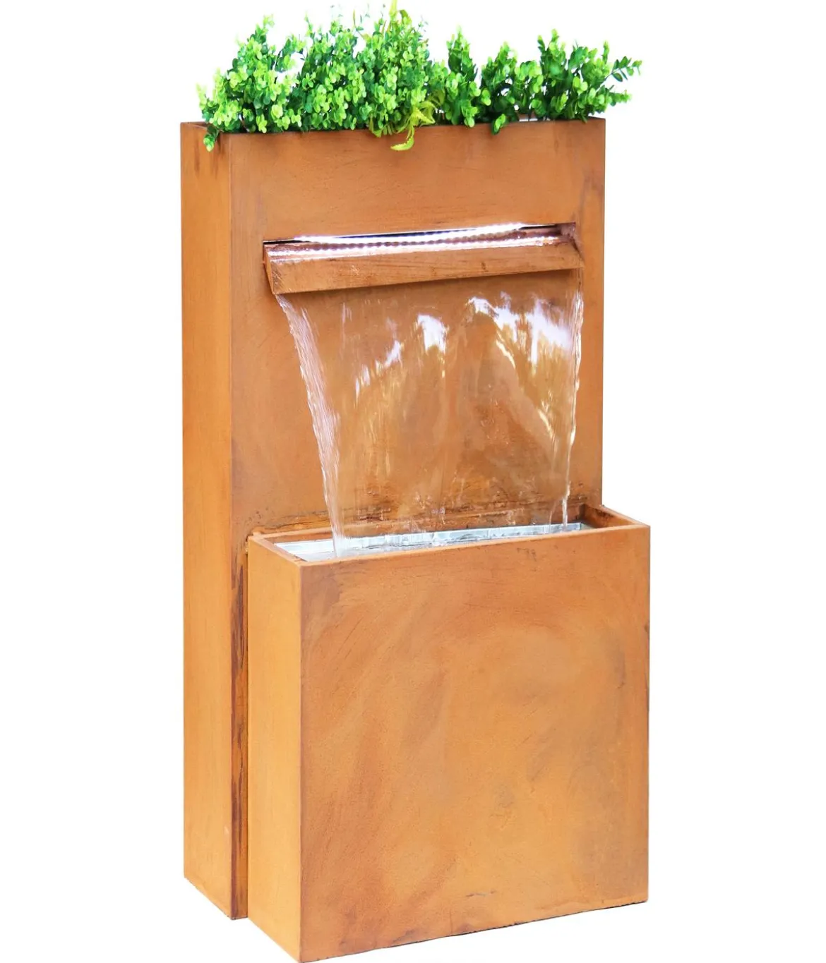 Dehner Cortenstahl-Gartenbrunnen Perth, ca. H89 cm