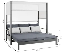 Dehner Daybed Hollywood, ca. B195/H195/T183 cm