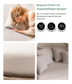 Dehner Daybed Tulum, ca. B179/H163/T220 cm