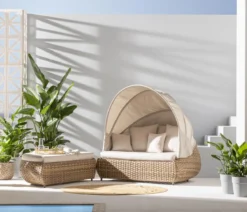 Dehner Daybed Tulum, ca. B179/H163/T220 cm