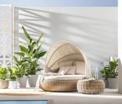 Dehner Daybed Tulum, ca. B179/H163/T220 cm