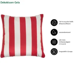 Dehner Dekokissen Gela, ca. B45/H10/T45 cm