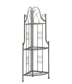 Dehner Eckregal Antik, ca. B46/H117,5/T32 cm
