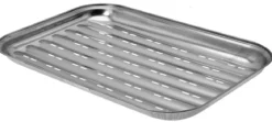 Dehner Edelstahl-Grillschale, ca. B34,5/H2,5/T24,2 cm