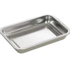 Dehner Edelstahl-Grillschale, ca. B22/H4,5/T32 cm