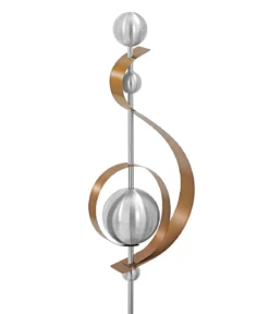 Dehner Edelstahl-Skulptur Klefo, ca. B19/H67/T10 cm