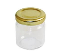 Dehner Einkochglas mit Schraubdeckel, 53 ml, 8er-Set