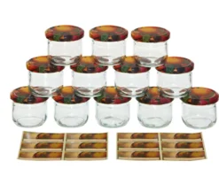 Dehner Einkochglas, 120 ml, 12er-Set