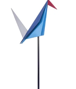 Dehner Eisen-Dekostab Origami-Kranich