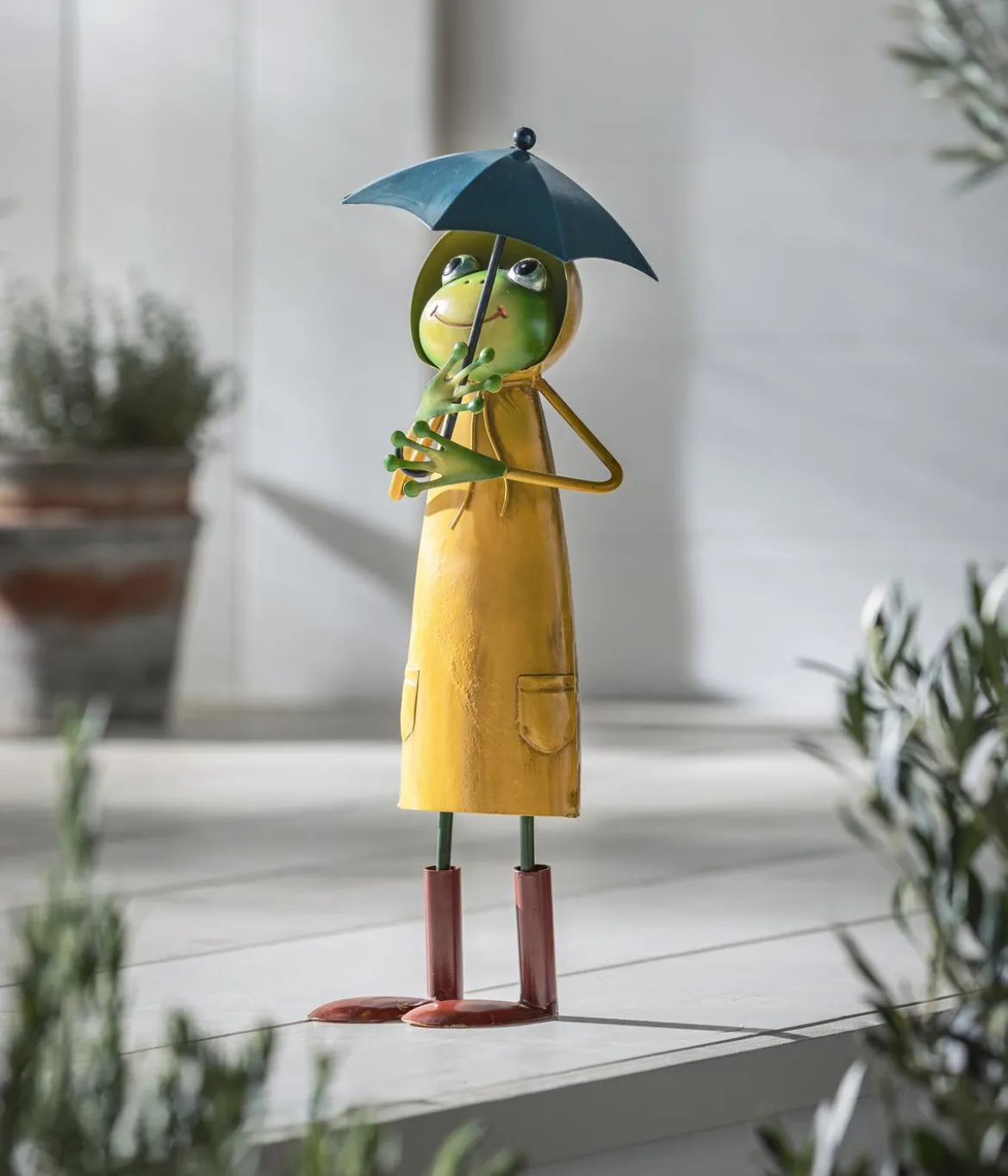 Dehner Eisen-Frosch mit Schirm