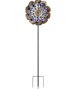 Dehner Eisen-Riesenwindrad Modern, ca. H210 cm