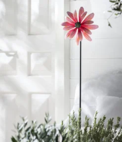 Dehner Eisen-Windrad Blume, ca. H115 cm