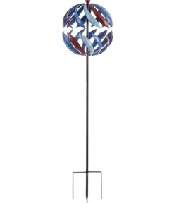 Dehner Eisen-Windrad Globe, ca. H186 cm