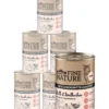 Dehner Fine Nature Nassfutter für Katzen Adult, Kalb & Truthahn mit Leinöl & Katzenminze