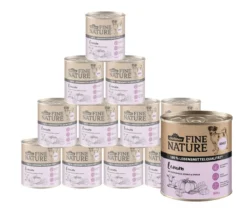 Dehner Fine Nature Nassfutter für Hunde Adult, Lamm mit Kartoffeln, Kürbis & Spinat