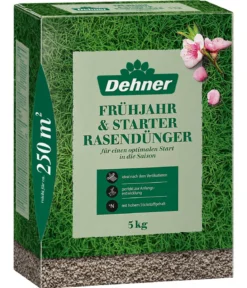 Dehner Frühjahr- und Starter-Rasendünger, 5 kg