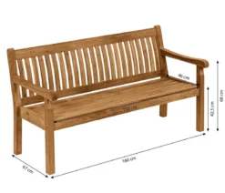 Dehner Gartenbank Havanna, 3-Sitzer