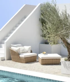 Dehner Gartenliege Tulum, 2-teilig, ca. B103/H66/T200 cm