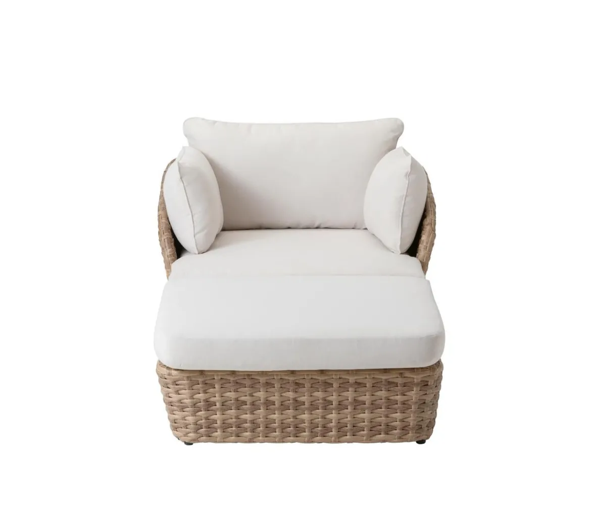Dehner Gartenliege Tulum, 2-teilig, ca. B103/H66/T200 cm