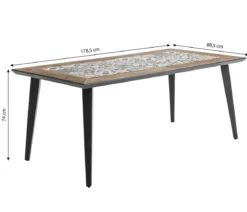 Dehner Gartentisch Lissabon, ca. B178,5/H74/T88,5 cm