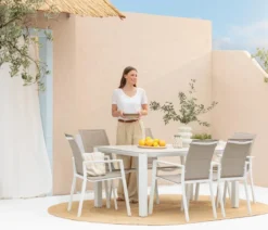 Dehner Gartentisch Palermo, ca. B160/H74/T87 cm