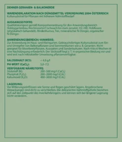 Dehner Geranien- & Balkonerde, 40 l
