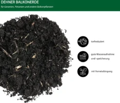 Dehner Geranien- & Balkonerde, 40 l