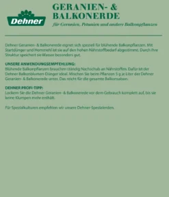 Dehner Geranien- & Balkonerde, 57 x 40 Liter