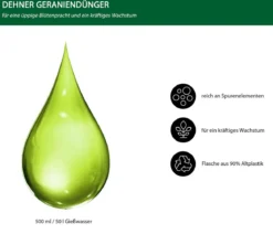 Dehner Geranien-Dünger, flüssig, 500 ml