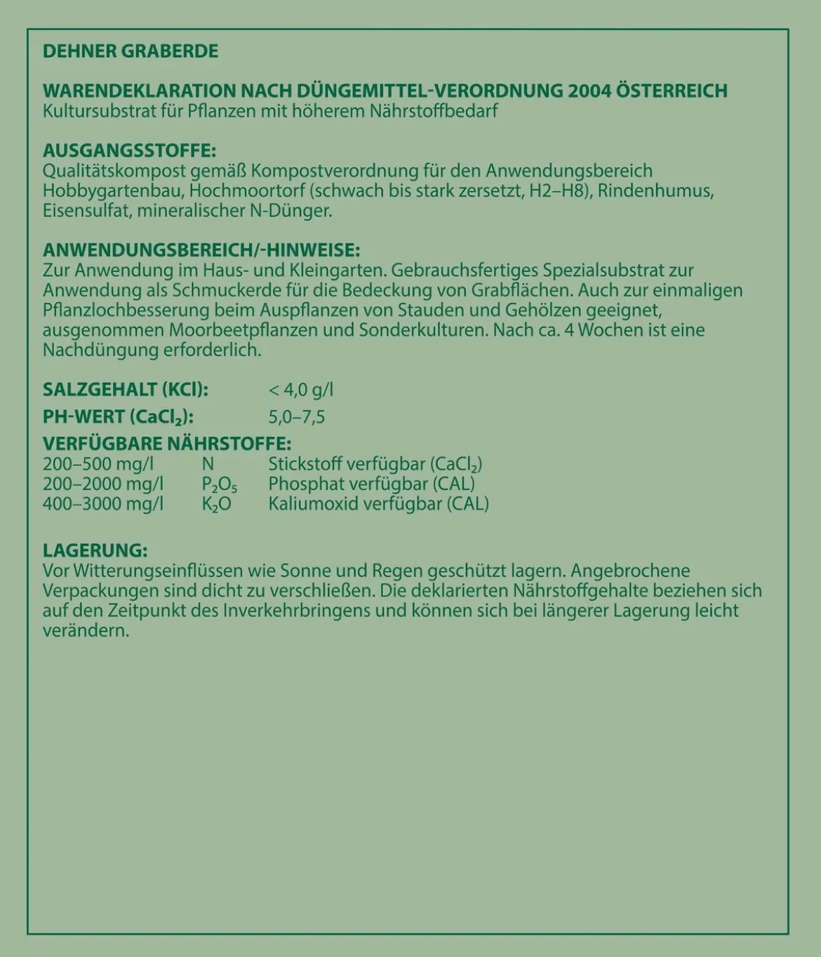 Dehner Graberde, 57 x 40 Liter