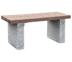 Dehner Granit-Gartenbank, 2-Sitzer