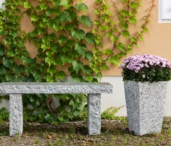 Dehner Granit-Gartenbank, 2-Sitzer