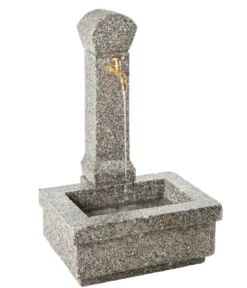 Dehner Granit-Gartenbrunnen Linz, ca. B62/H100/T46 cm