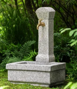 Dehner Granit-Gartenbrunnen Linz, ca. B62/H100/T46 cm