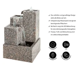 Dehner Granit-Gartenbrunnen Cascada, ca. H65 cm
