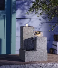 Dehner Granit-Gartenbrunnen Cascada, ca. H65 cm