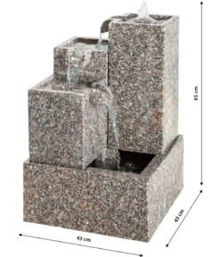 Dehner Granit-Gartenbrunnen Cascada, ca. H65 cm