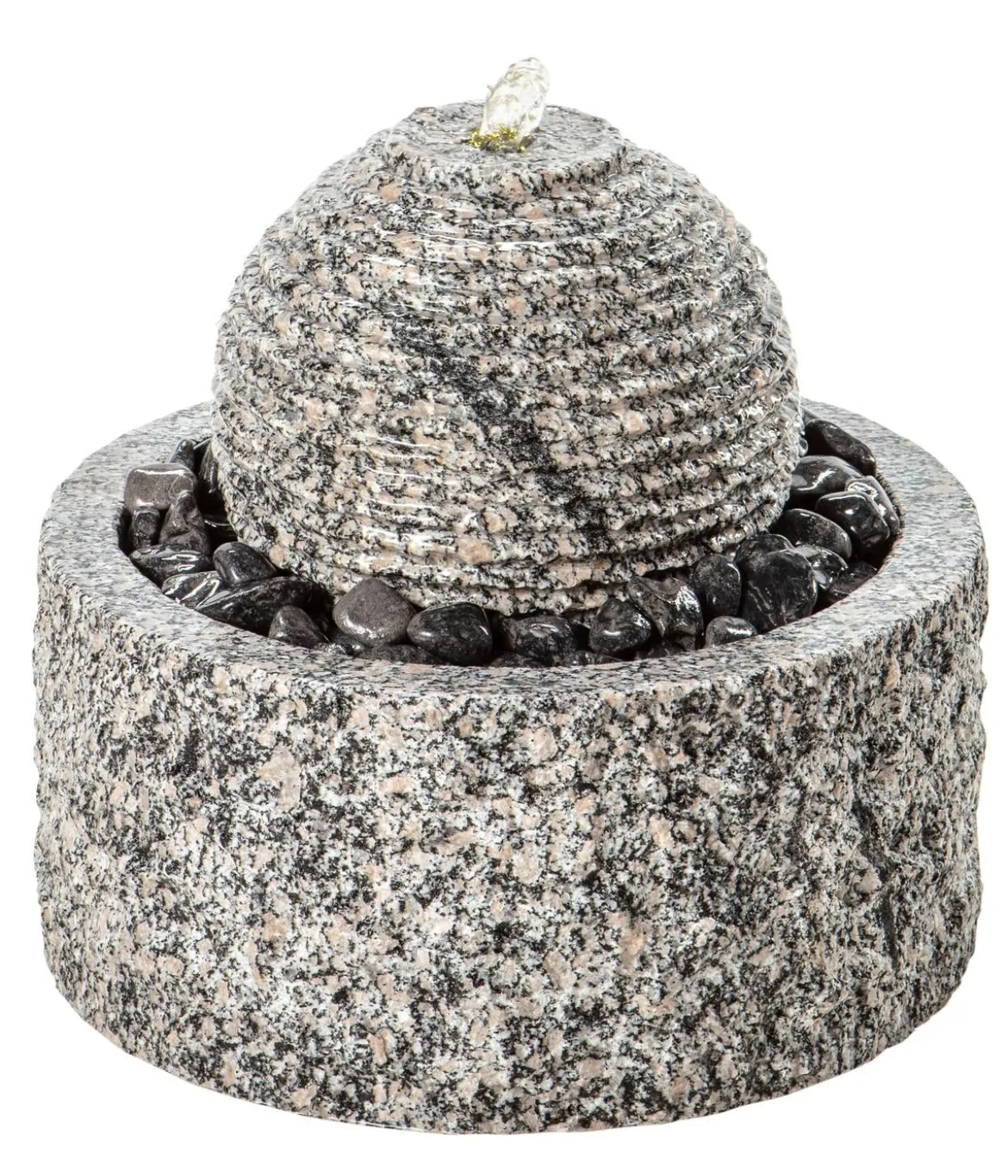 Dehner Granit-Gartenbrunnen Bern, ca. Ø42/H45 cm