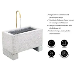 Dehner Granit-Gartenbrunnen Salzburg, ca. B60/H72/T35 cm