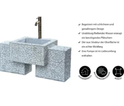Dehner Granit-Gartenbrunnen Gmunden, ca. B95/H75/T45 cm