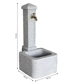 Dehner Granit-Gartenbrunnen Graz, ca. H110 cm