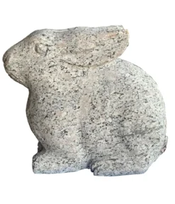 Dehner Granit-Hase, ca. B25/H25/T14 cm