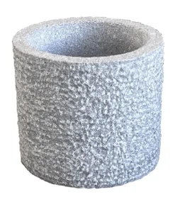 Dehner Granit-Pflanztopf, rund, grau