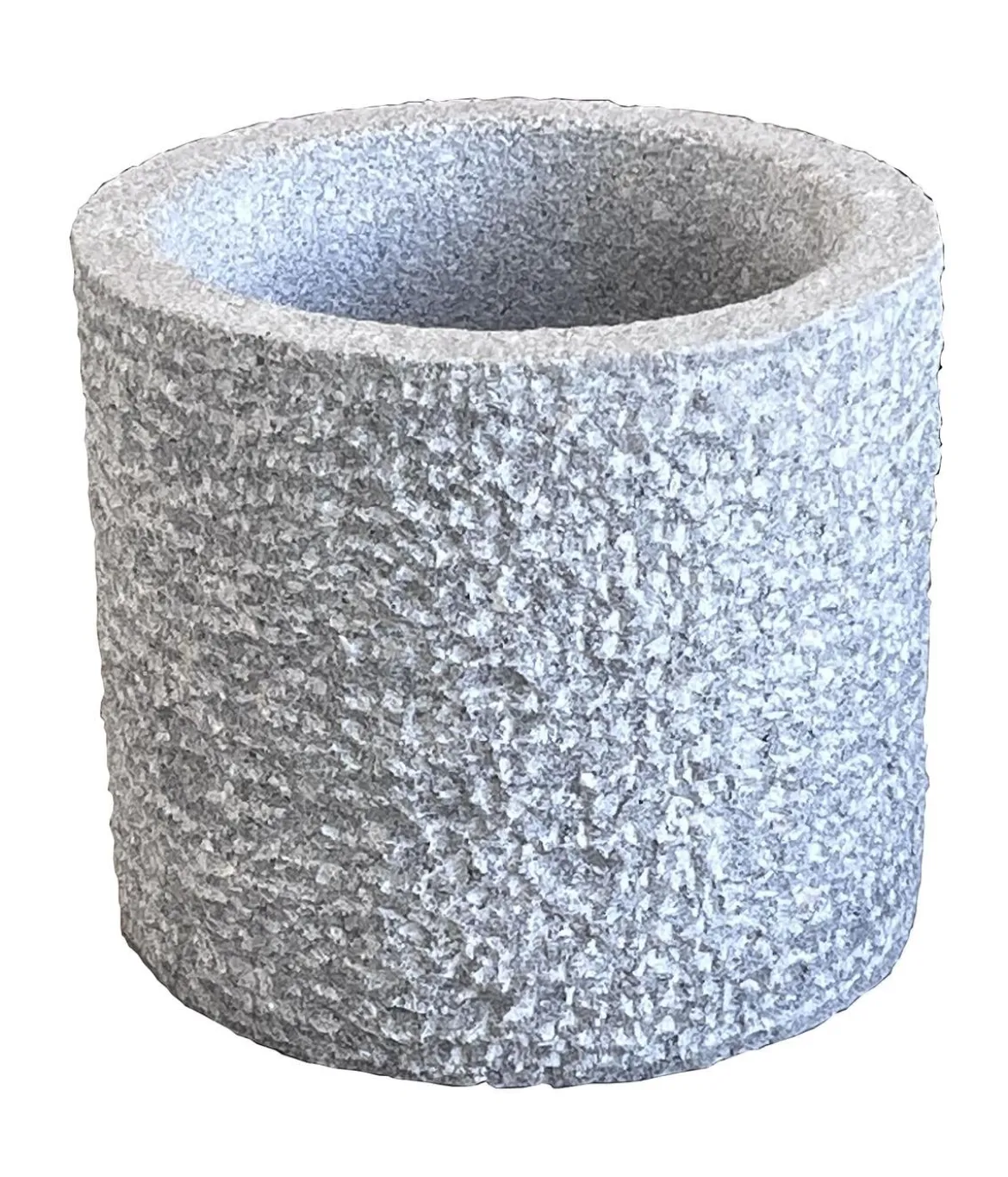 Dehner Granit-Pflanztopf, rund, grau