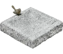 Dehner Granit-Vogeltränke, ca. B30/H7/T30 cm