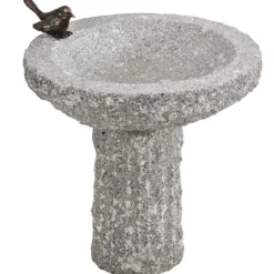 Dehner Granit-Vogeltränke, ca. Ø35/H40 cm
