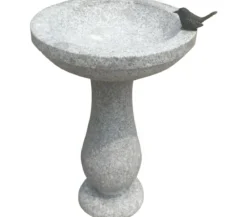 Dehner Granit-Vogeltränke, Ø42/H57 cm
