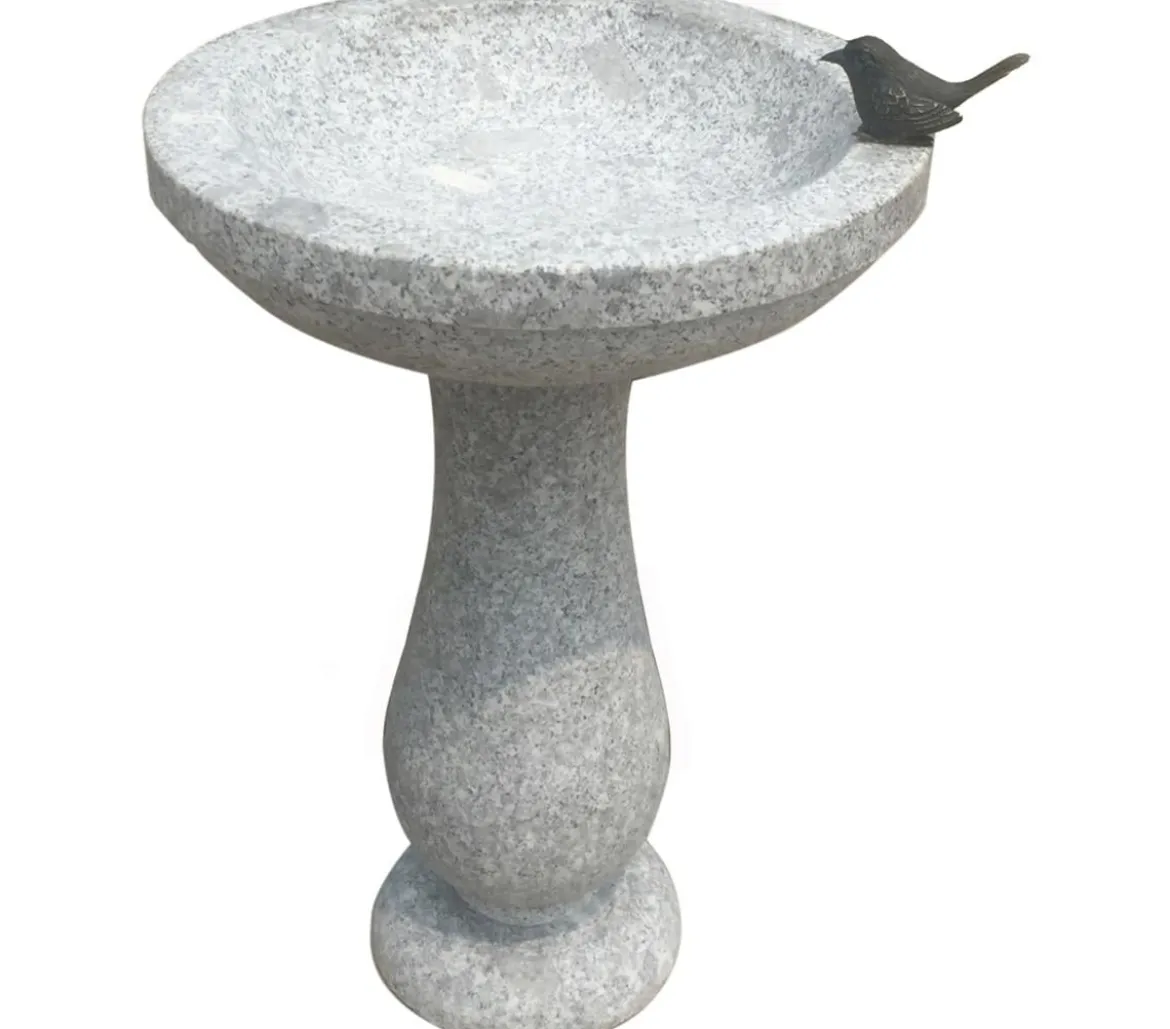 Dehner Granit-Vogeltränke, Ø42/H57 cm